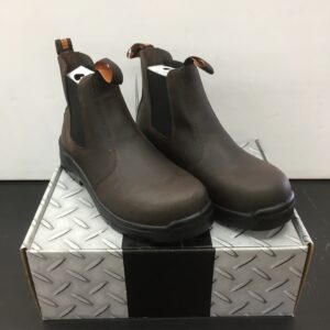 MEN'S SHORT WORK BOOT BROWN 8-12